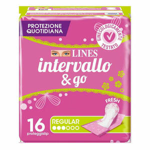  - Proteggislip Lines Intervallo Fresh&go Ripiegati 16 Pezzi