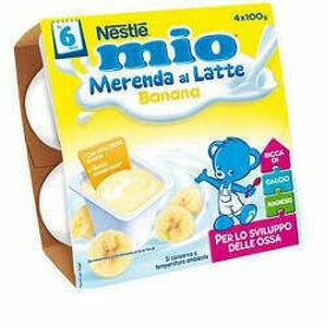 Nestl? - Nestle Mio Merenda Lattea Banana 100 G 4 Pezzi