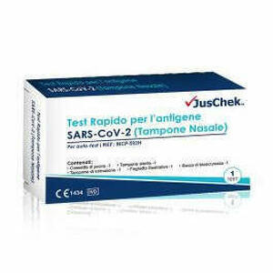  - Test Antigenico Rapido Covid-19 Juschek Autodiagnostico Determinazione Qualitativa Antigeni Sars-cov-2 In Tamponi Nasali Mediante Immunocromatografia