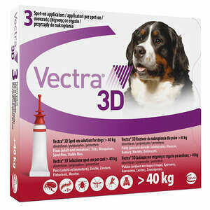 Ceva Salute Animale - Vectra 3d*3pip >40kg Rosso