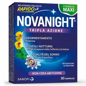  - Novanight 30 Compresse Rilascio Radido New