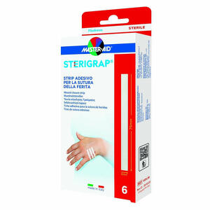  - Master-aid Sterigrap Strip Adesivo Sutura Ferite 75x6 Mm 6 Pezzi