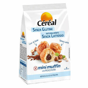  - Cereal Mini Muffin Alle Nocciole Senza Glutine E Lattosio 6 Monoporzioni