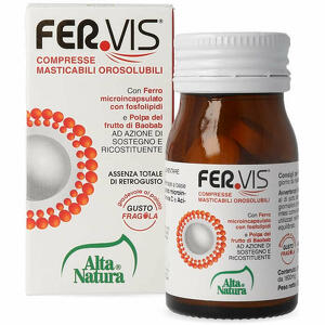  - Fervis 20 Compresse Masticabili Orosolubili