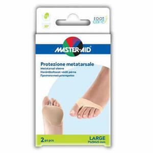  - Protezione Master-aid Per Metatarso In Tessuto Elastico E Gel L 1 Paio