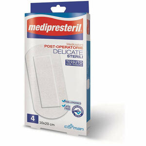  - Medicazione Post Operatoria Medipresteril Delicata Tnt 10x20cm 5 Pezzi