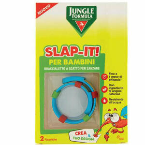  - Jungle Formula Slap-it Braccialetto Anti-zanzare Per Bambini+ 2 Ricariche