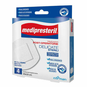  - Medicazione Post Operatoria Medipresteril Delicata Tnt 10x10cm 5 Pezzi