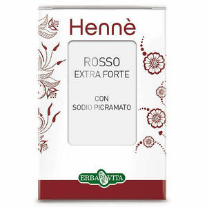  - Henne Colorante Capelli Rosso Naturale Extra Forte