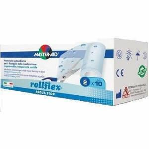 Pietrasanta Pharma - Cerotto Impermeabile Per Fissaggio Medicazioni Master-aid Rollflex A-stop M 10x10 Cm