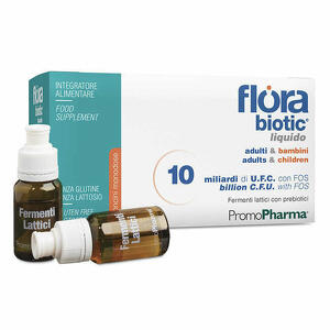 Promopharma - Flora Liquido Adulti & Bambini 10 Flaconcini X 10ml