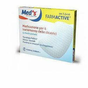  - Cerotto Farmactive Cicatrici 7,5x10cm 4 Pezzi