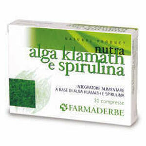 Farmaderbe - Alga Klamath E Spirulina 30 Compresse