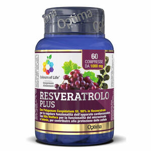  - Colours Of Life Resveratrolo Plus 60 Compresse 1000mg