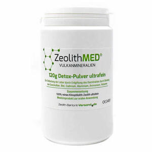  - Zeolithmed Minerali Vulcanici Detox Polvere Ultrafine 120 G