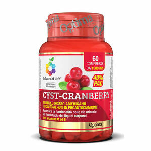  - Colours Of Life Cyst-cranberry Con Vitamina C E 60 Compresse 1000mg