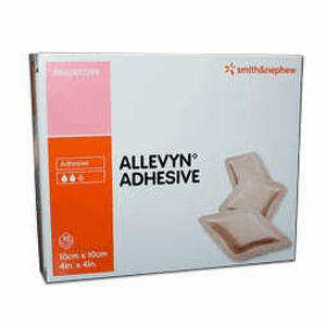  - Medicazione Allevyn Adhesive 10 Cm X 10 Cm 10 Pezzi